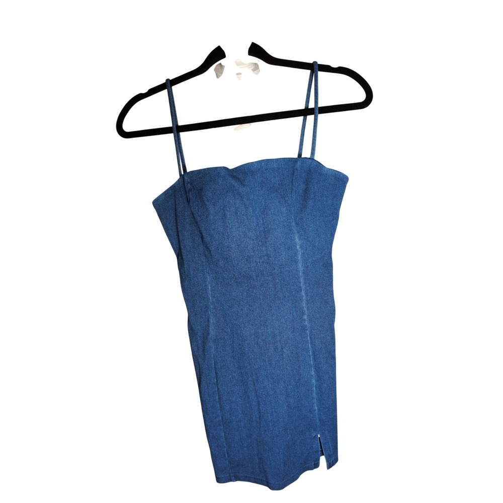 Susana Monaco Womens Light Denim Mini Dress Blue Size M 0122DDK00924
